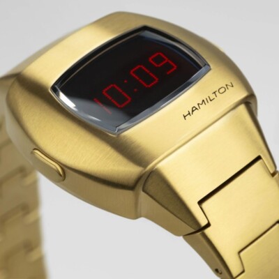 New Hamilton American Classic PSR 74 Yellow Gold PVD Unisex Watch