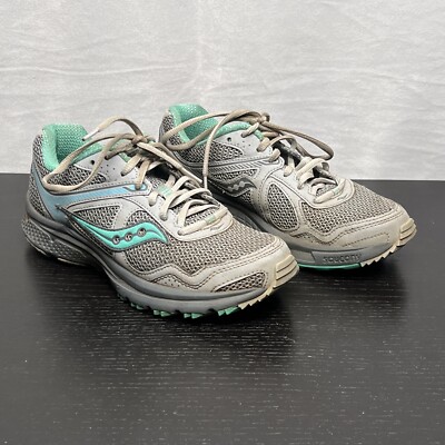 Size 7.5 - Saucony Cohesion 10 Gray/Green Women s Running Shoe
