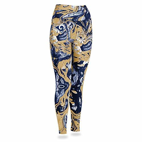 Женские леггинсы Zubaz NFL от команды Los Angeles Rams Swirl