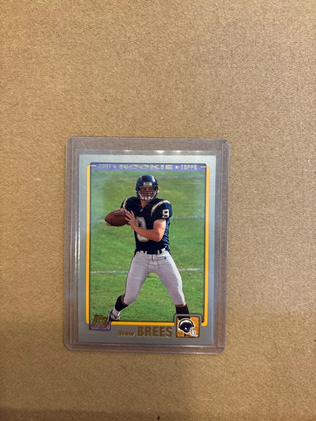 Drew Brees trading card