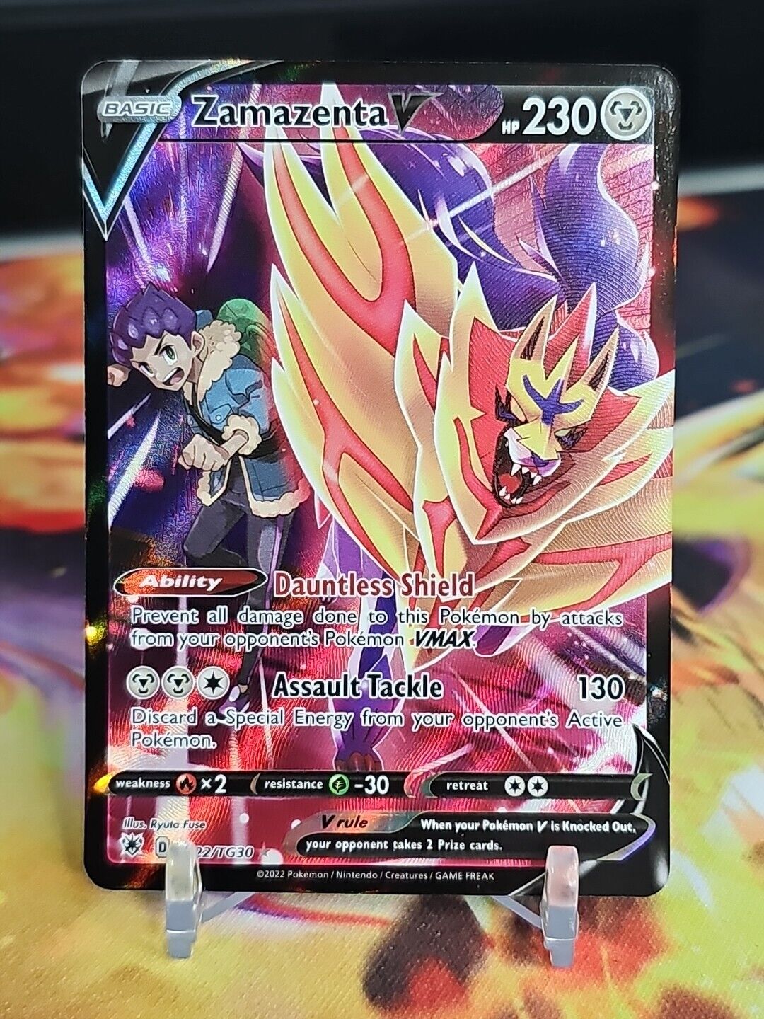 Zamazenta V - SWSH293 Shiny Full Art Ultra Rare Promo - Crown Zenith – JAB  Games13