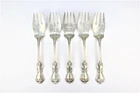 Reed and Barton Marlborough Sterling Silver Salad Forks (5)