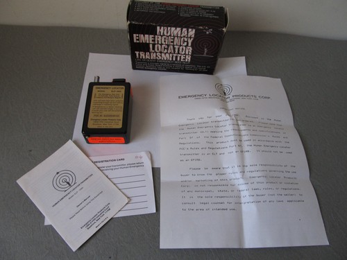 Vintage (1990) Emergency Locator Products Corp., Locator Transmitter ELP-1000