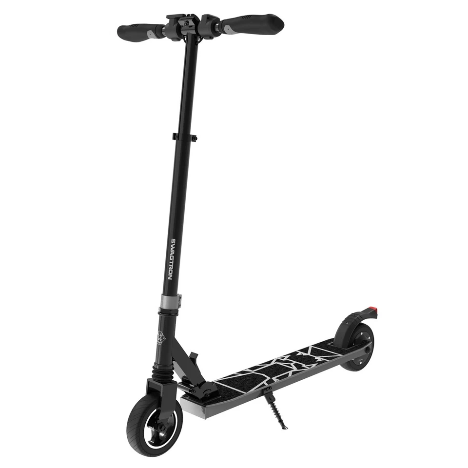 Swagtron Swagger 8 Ultra-Lightweight Folding Electric Scooter Up to 150lbs. Grey