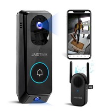 2K Dual Lens Video Doorbell Camera Wireless with Chime, Package Protection, 6...