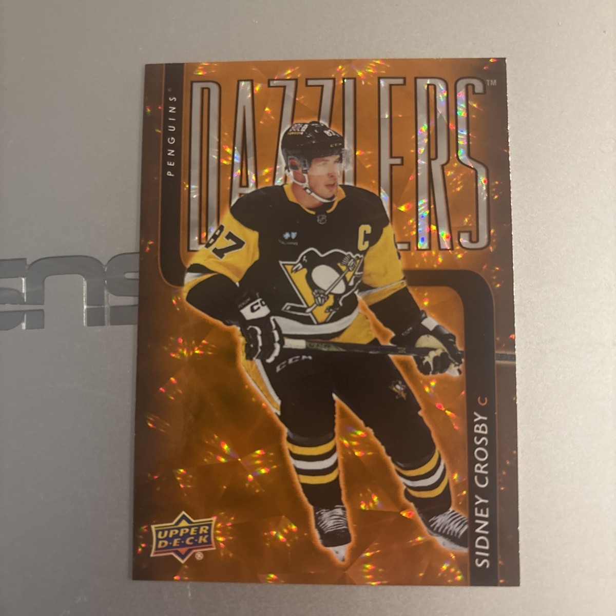 2025-26 Upper Deck Series 1 - Dazzlers Sidney Crosby #DZ-19 Orange