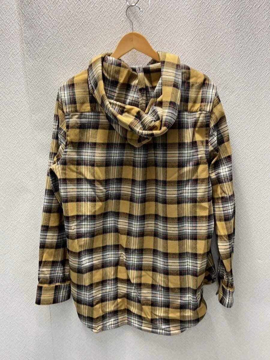 Felpa con cappuccio BURBERRY M cotone giallo check usata
