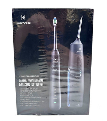Huacocare Sonic Toothbrush & Water Flosser Set with 4 Modes Model: H3 Plus
