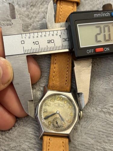 Raro Splendido OROLOGIO MILITARE VINTAGE GRAN PREMIO ELEZIONI CRONOMETRO 1914 - Foto 9 di 15