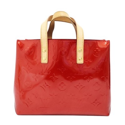 Louis Vuitton Lead PM M91990 Handbag Patent Leather Red with Dust Bag #KN1542