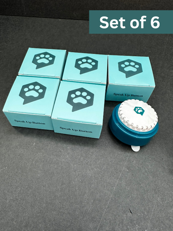 FluentPet  Buttons - Set of 6 - Recordable  - Louder & Clearer – SpeakUp