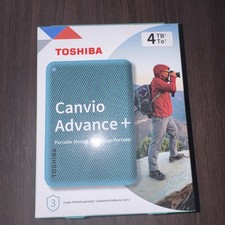 Toshiba Canvio Advance+ Portable External HD USB 4TB, BRAND NEW
