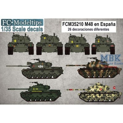 FC MODEL TREND FCMT35210 M48 in Spain decals