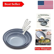 Lima Ceramic Nonstick Frying Pan Set — Safe, Durable, Versatile