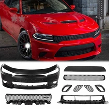 Front Bumper Cover Assembly for 2015-2023 Dodge Charger RT SRT Hellcat Style
