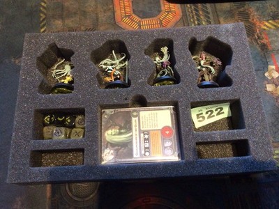 Warhammer Underworlds Ylthari's Guardians Warband and Fighter Cards, Dice & Foam