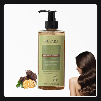 Nuvara Root Revival Shampoo, Deeply Moisturizes and Strengthens Strands Roots