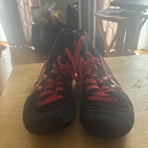【Made to order】ASICS Wrestling Shoes 1083A001 EX-EO TWR900 Black x Red x Gold
