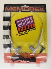 VTG Memorex Stereo Headphones Ultra Lite New NOS Sealed SL40 1990s