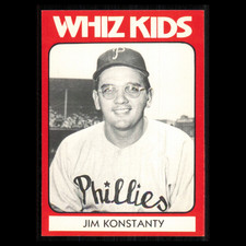 Jim Konstanty #15 1980 TCMA 1950 Philadelphia Phillies Whiz Kids Baseball Card
