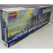 Academy German Battleship Bismarck Model Kit , Navy