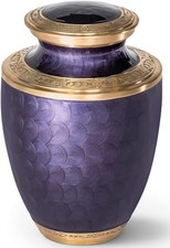 Cremation Urn for Human Ashes Adult Brass Urn for Men or Women up to 200lbs