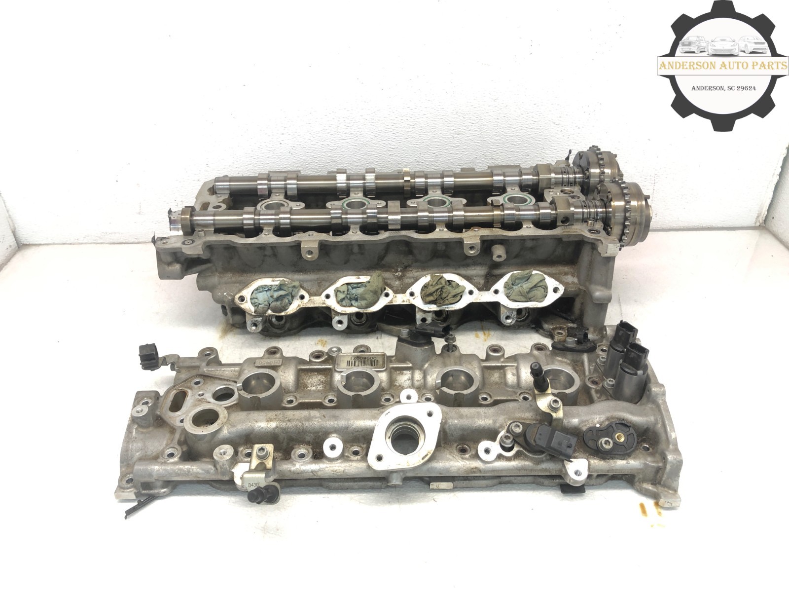 2014-2017 MASERATI QUATTROPORTE GTS 3.8L V8 RIGHT ENGINE CYLINDER HEAD CAMSHAFTS