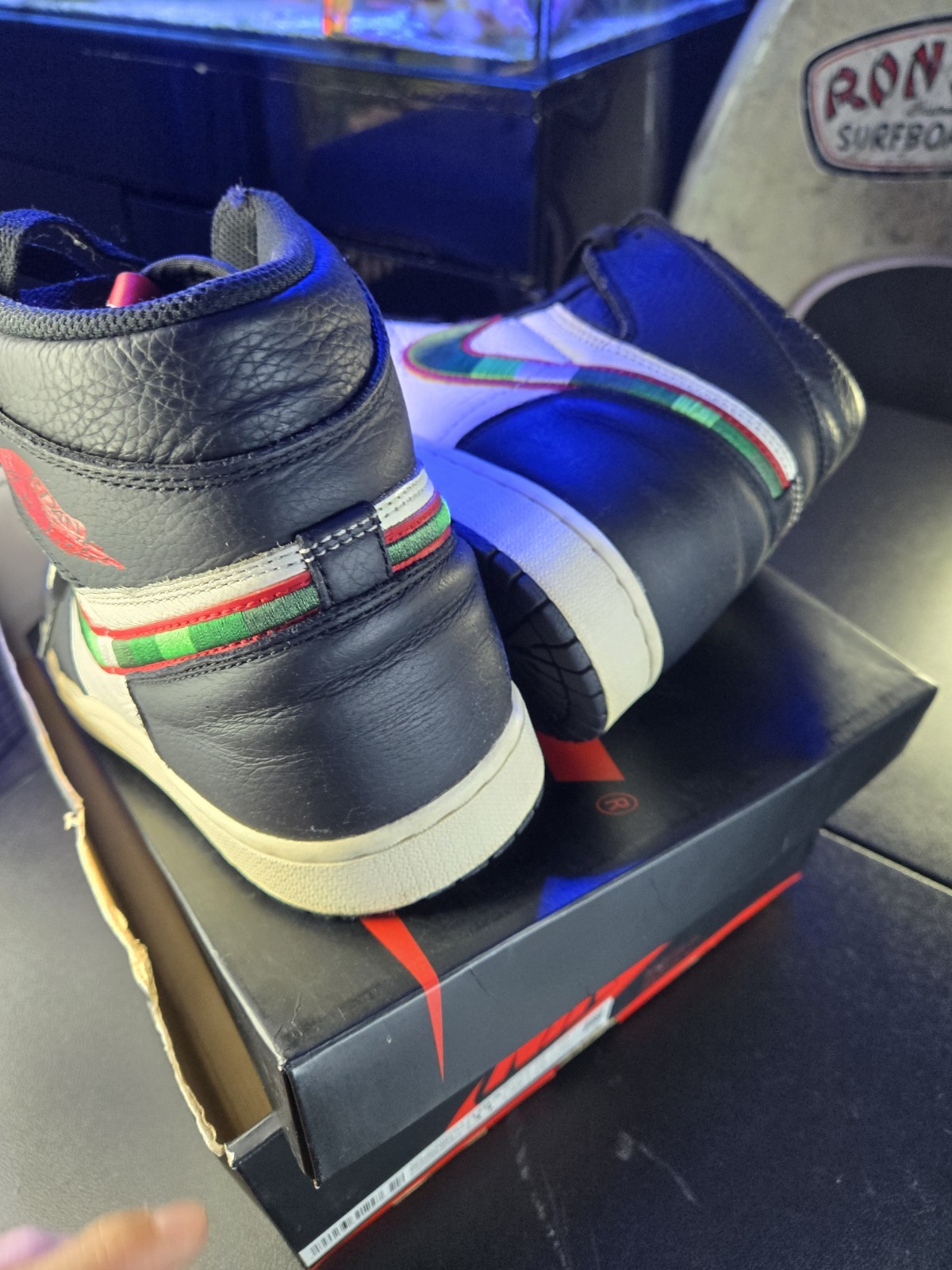 SAOLA Scarpe Nike Air Jordan 1 Retro OG High da uomo taglia 11 5 A Star Is Born 555088 015