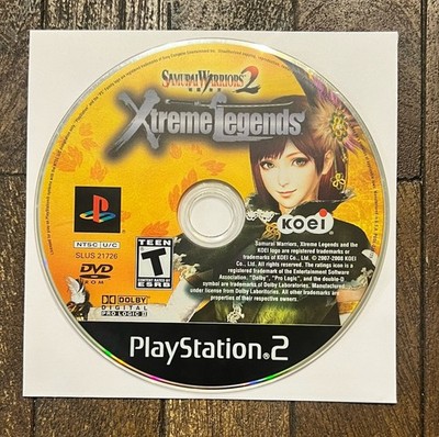 Samurai Warriors 2: Xtreme Legends (PlayStation 2, PS2, 2008) Disc Only Tested