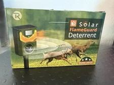Solar Animal Repeller Ultrasonic Deer Repeller Fox Deterrent with 5 Modes Mot...