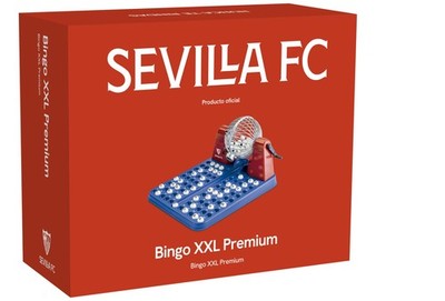 Bingo XXL Sevilla CF Premium mit automatischer Trommel und unheimlichen Bälle...