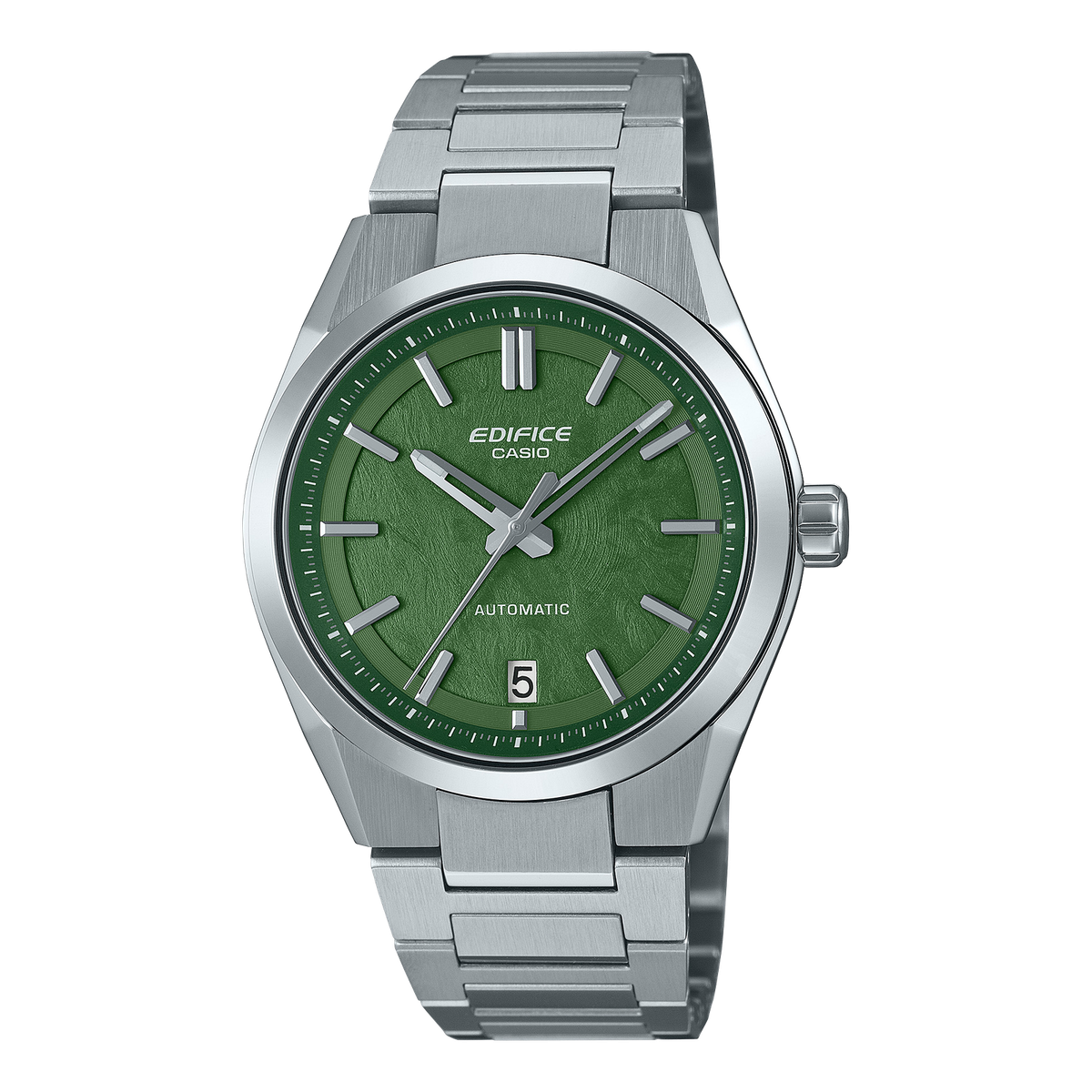 Casio Edifice EFK-100D-3A Electroform Green Forged Carbon Dial 3