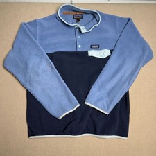 Patagonia Lightweight Synchilla Snap-T Pullover Fleece Blue Navy XL