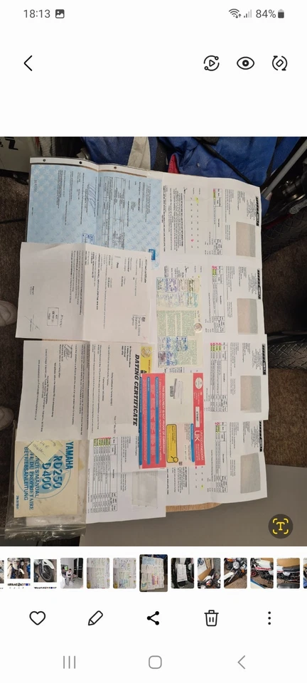 yamaha rd400f matching numbers. - Image 3 of 4