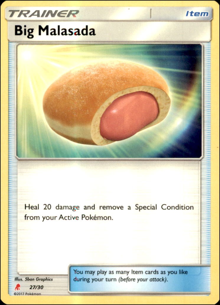 Pokemon - Big Malasada #27/30 - SMLA Common