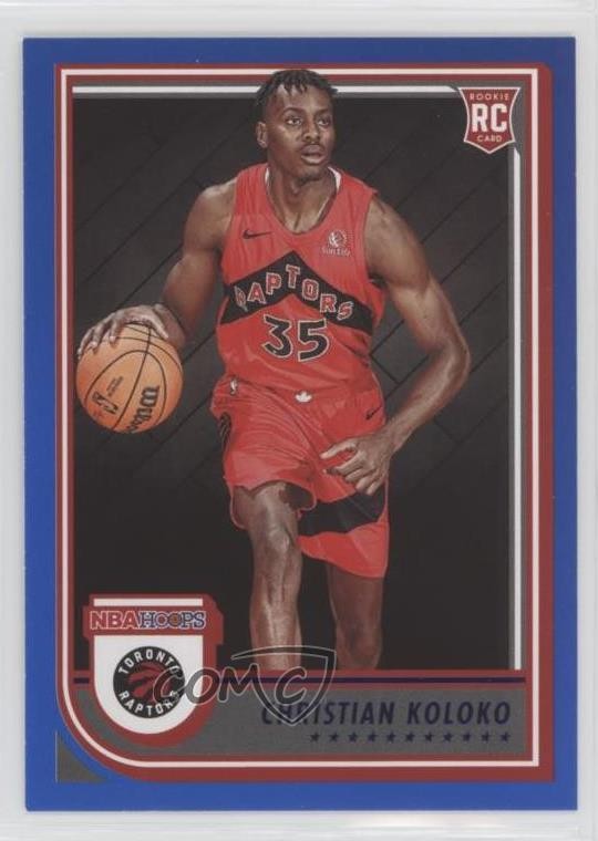 2022-23 Panini NBA Hoops Rookies Blue Christian Koloko #261 Rookie RC 02l5