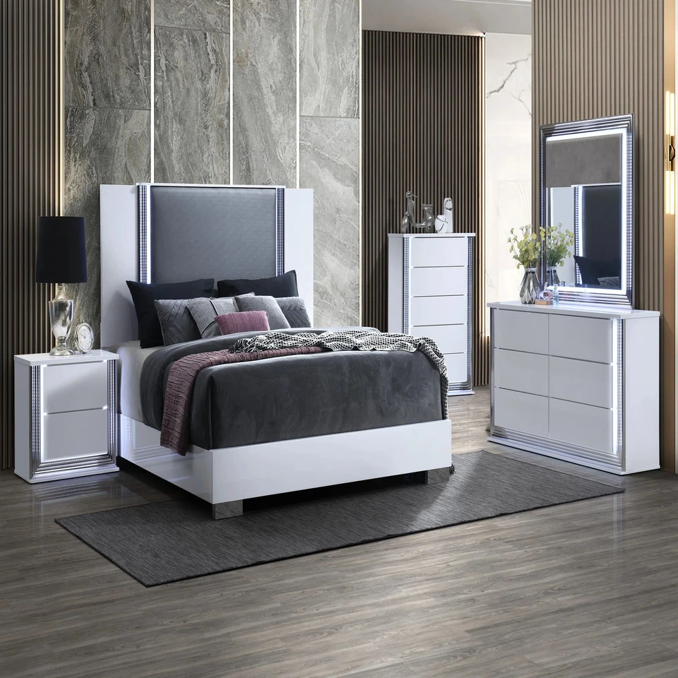 Annie Black 4-Piece Twin Bedroom Set | Stylish & Durable Furniture - Изображение 2 из 4