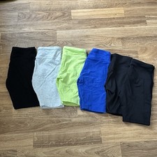 LOT OF 6 The Childrens Place Girls Bike Shorts Size 5/6 Kids Activewear Sport