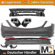 Sto&szlig;f&auml;nger Hinten Schwarz Edition+Diffusor passt f&uuml;r Mercedes W222 nicht S65 AMG
