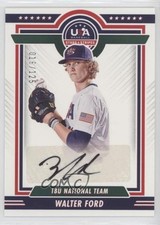 2022 Panini USA Baseball Stars & Stripes Black Ink 16/125 Walter Ford Auto fm0