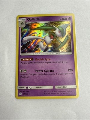 Pokemon TCG Gallade Karte 82/236 Holo, Sonne Mond, Kosmische Finsternis