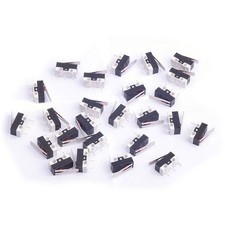 25Pcs AC 1A 125V 3Pin SPDT Limit Micro Switch Long Hinge Lever for Arduino... 