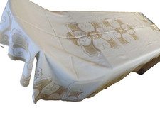 service, 8 serviettes + nappe ovale , vintage