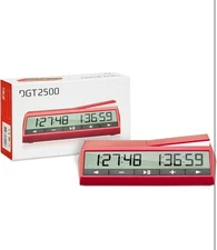 DGT 2500 Official FIDE Digital Chess Clock FACTORY SEALED 