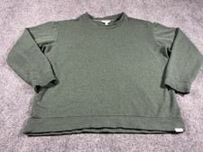 Orvis Sweatshirt Mens Large Long Sleeve Crew Neck Green Outdoor Casual