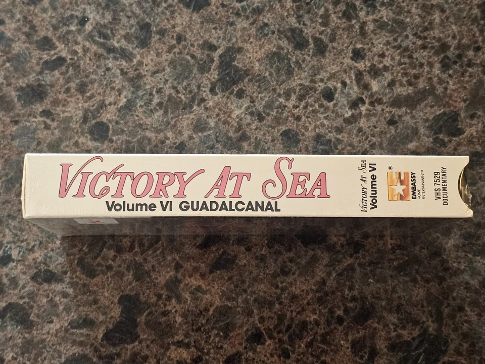 BRAND NEW Victory At Sea Vol 6 Guadalcanal (VHS; 1984) RARE Sealed OOP Watermark - Image 3 of 4