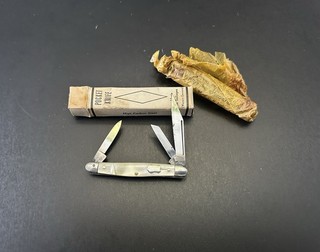 Navaja de bolsillo pequeña de colección marca Edge 10232 MOP Solingen Alemania