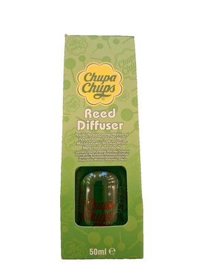 Chupa Chups Duftstäbchen mit Glasflakon 50 ml   Raumduft Dekorativ  Apfel