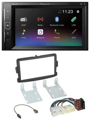 Pioneer DAB MP3 2DIN Bluetooth USB Autoradio für Dacia Sandero Opel Vivaro Renau - Bild 1 von 4