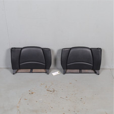 1995-1998 Porsche 911 993 Coupe Rear Seat Backrest Pair Black Oem